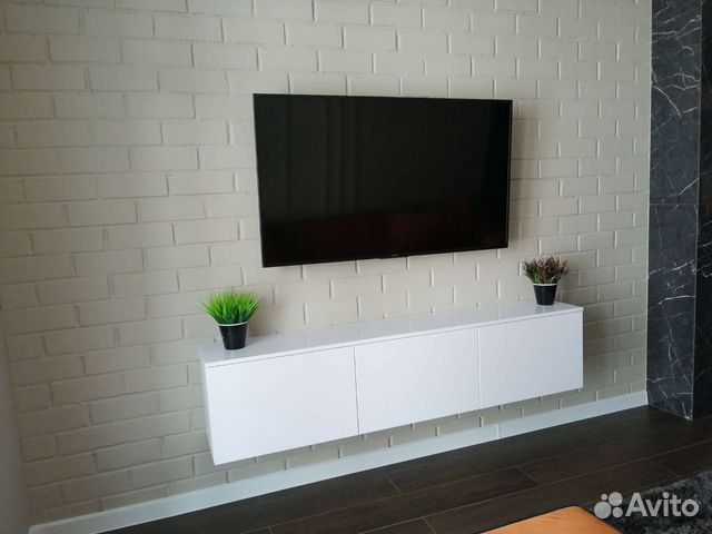 Тумба для тв 1800*400*350 мм. Подвесная