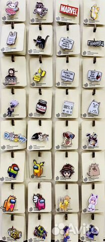 Значок деревянный