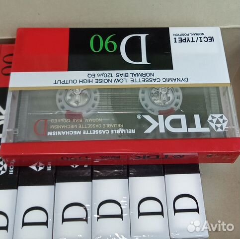 TDK D90 Аудио кассета, made in japan запечатана