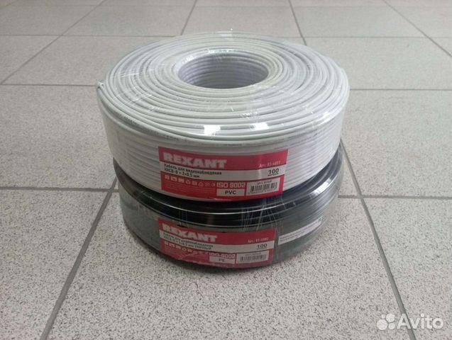 Кабель для видеонаблюдения уличный/внутренний