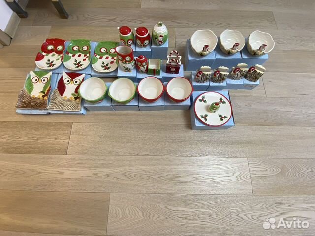 Набор новогодней посуды