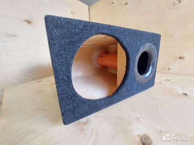 Короб для сабвуфер на трубе
