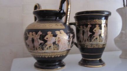 Чашки и вазы греческие
