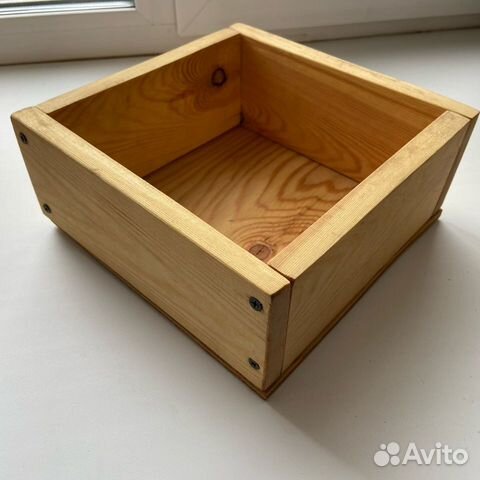Ящик деревянный для подарков и декора