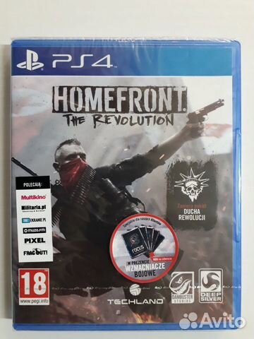 PS4 диск Homefront: The Revolution,новый,запечатан