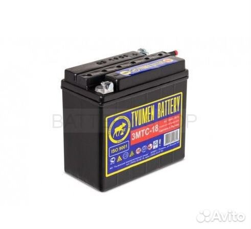 Аккумулятор мото 6в Тюмень 18ач