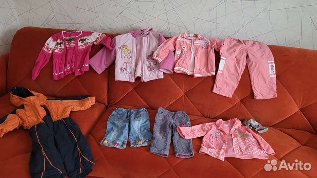 Тёплые Детские вещи пакетом 86