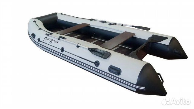 Надувная лодка пвх RiverBoats 370 с килем