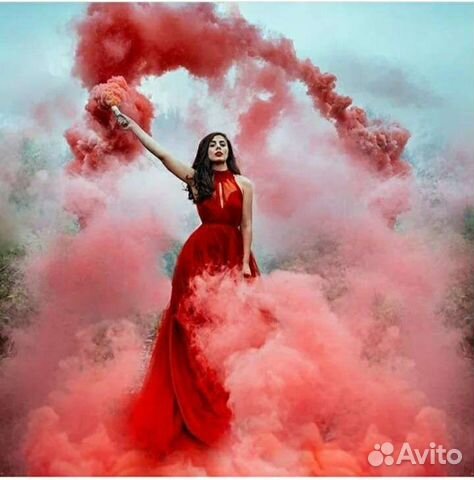 Цветной дым