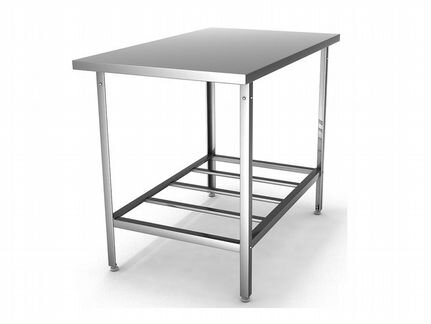 Стол нейтральный из нержавейки 100х60х87