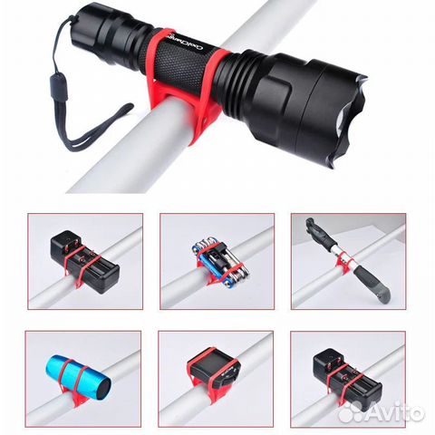 Держатель на велосипед для телефона, фонарика