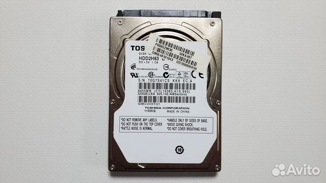 Жесткий диск для ноутбука Toshiba 320gb