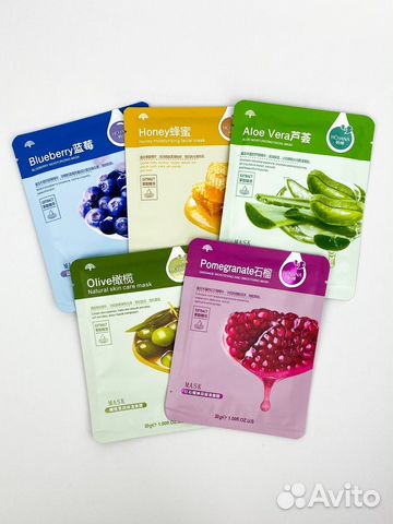 Тканевая маска для лица оптом