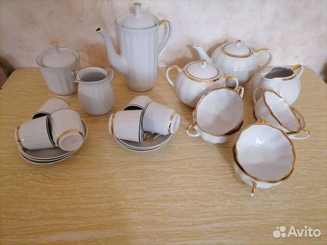 Сервизы кофейный и чайный