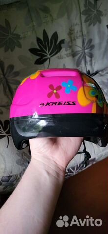 Шлем для девочки (ролики, самокат, велик, скейт)