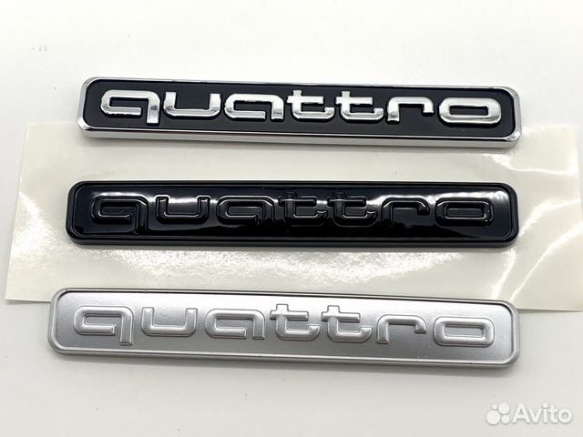 Quattro логотип 95/15мм
