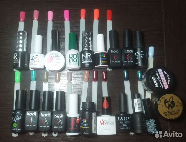 Набор гель-лаков, дизайнов д/маникюра и педикюра
