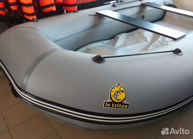 Лодка пвх Triton Air 365 серая