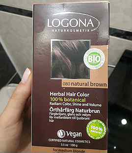 Натуральная краска для волос logona палитра