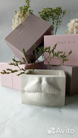 Кашпо из гипса 