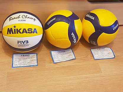 Волейбольные мячи Mikasa V200W V300W VLS300