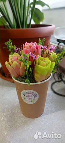 Цветы из мыла