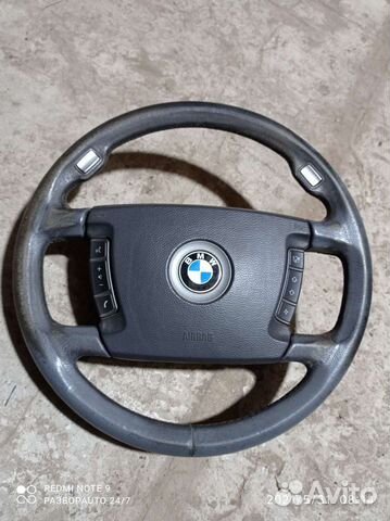 Руль бмв е65 в сборе с airbag