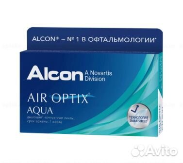 Контактные линзы alcon Air Optix Aqua