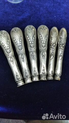 Ручки от вилок ложек набор серебро