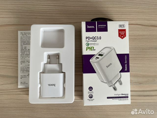 Быстрая зарядка Hoco RC5 Type-C