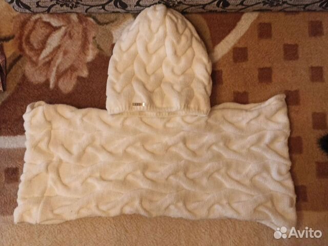 Комплект шапка и снуд женский