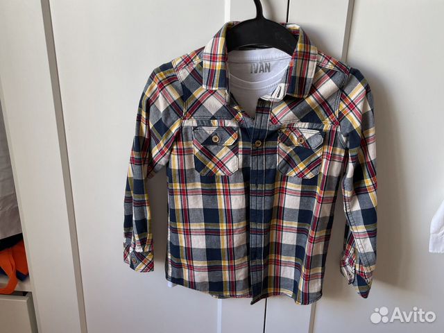 Рубашка на мальчика 122 рост