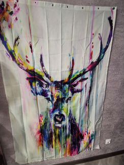 Шторка для ванной новая