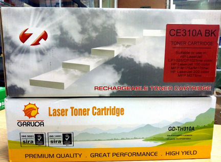 Картриджи HP CE310A, CE312A