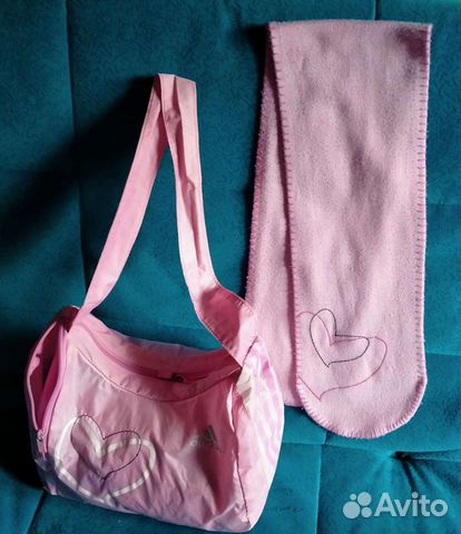 Cумка и шарф детские Adidas, пеналы и сумочки