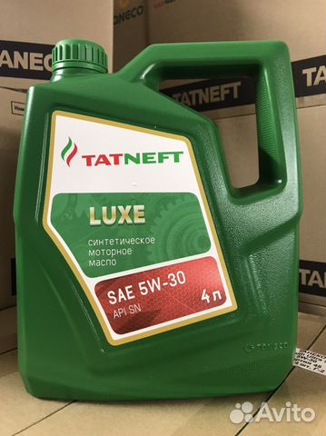 Татнефть масло моторное luxe