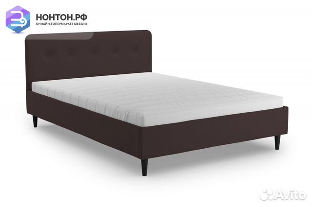 Кровать Милена коричневая