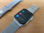 Apple Watch 7 space gray (безрамочные) 2 ремешка объявление продам