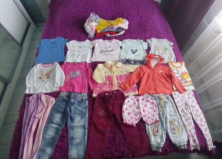 Одежда для девочки пакетом 2-4 года