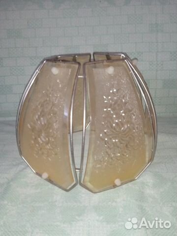 Люстра СССР цветной пластик