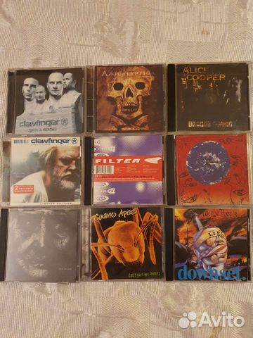 CD диски фирменные рок