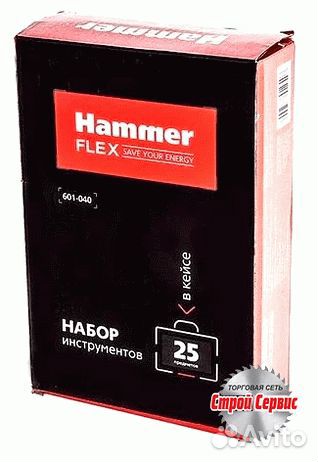 Набор инструментов Hammerflex 601-040 25 предметов