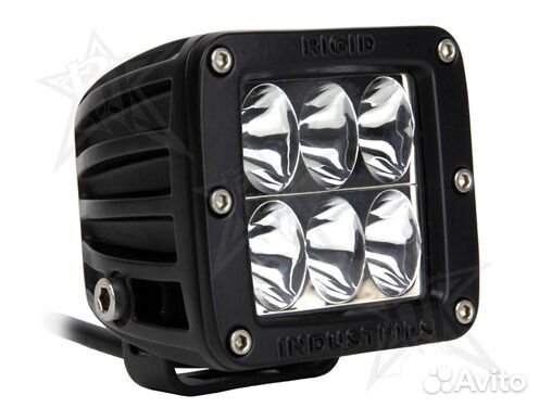 Светодиодные фары ближний Rigid Dually D2, 2шт