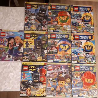 Lego журналы (Ninjago, Star Wars, Nexo и др.)