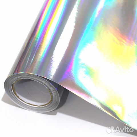 Пленка лазерный хром серебро черный красный