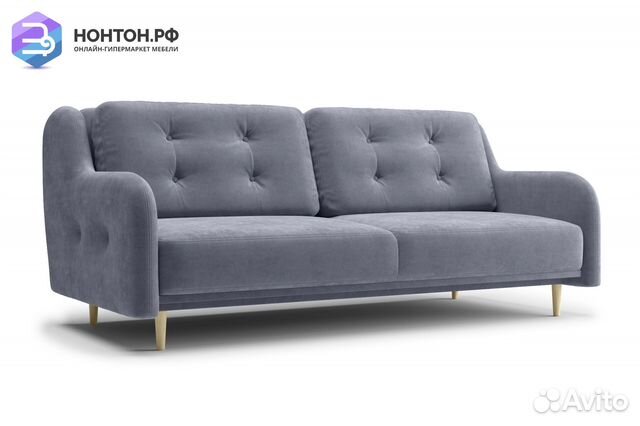 Диван книжка Глосс темно-серый