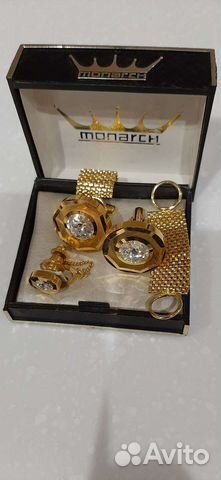 Запонки Monarch (Gold Plated) СССР оригинал