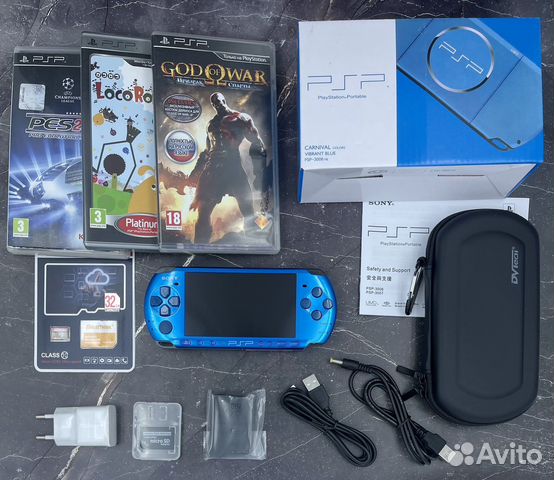 Sony PSP 3008 Slim Wi-Fi(Новая,Прошита,310 игр)