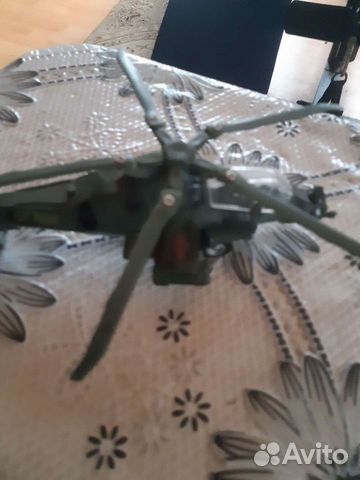 Вертолёт металлический