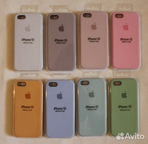 Новые чехлы на iPhone SE/5/5s siliconе case